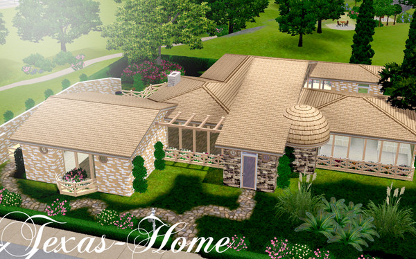 Sims 3 — Texas-Home by TSR Archive — Texas-Home special thanks to: MTS (roof)