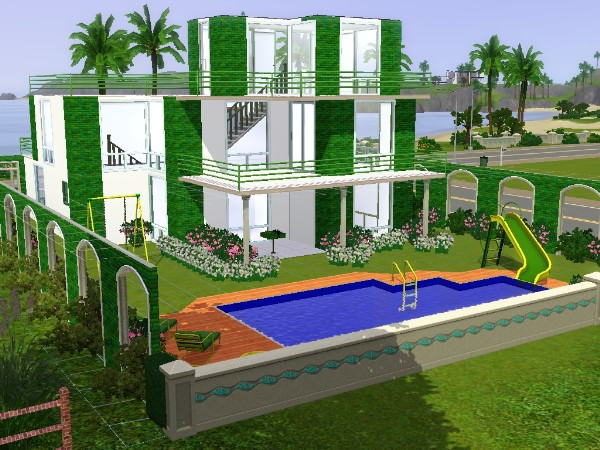 Sims 3 — 7 Sea Front Road by drib_ydal — A comfortable 2 bedroomed Villa enjoying fantastic bay views. Having a living