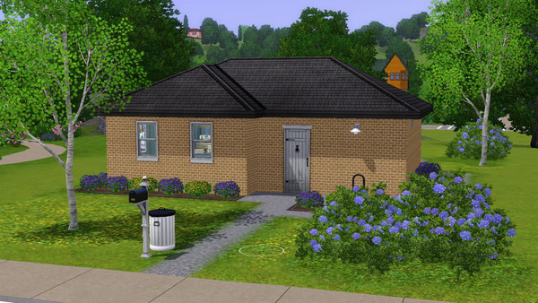 Sims 3 — Sparow - 1br, 1ba by Flexina — A one simmer home, with a nice open kitchen and livingarea. Small garden with