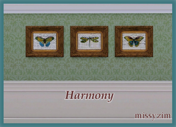 Sims 3 — Harmony by missyzim — A group of color engravings by Albertus Seba, a Dutch pharmacist, zoologist and collector