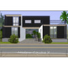 Sims 3 — Modern Square 7 by Kimpan74 — Modern familyhome with 2 bedrooms and 2 bathrooms. 