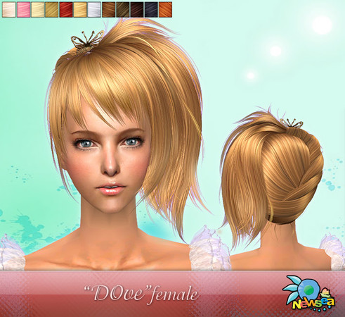Sims 2 — NewSea SIMS2 Hair J007f Dove 1 by newsea — 