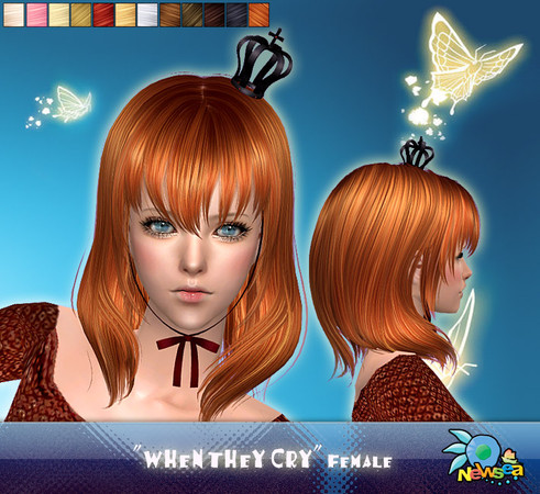 Sims 2 — NewSea SIMS2 Hair J014f WhenTheyCry 1 by newsea — 