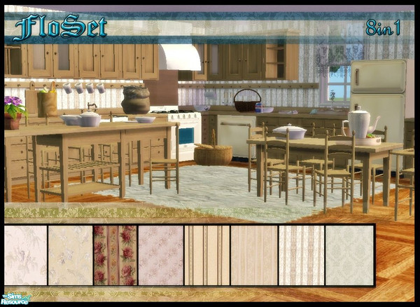 Sims 2 — V# FloSet -8in1 by vidia — V# FloSet -8in1 