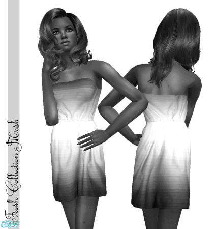 Sims 2 — Fresh Collection-Mesh by Frozen and Iced — Mesh for the dresses (download for the right work in game)