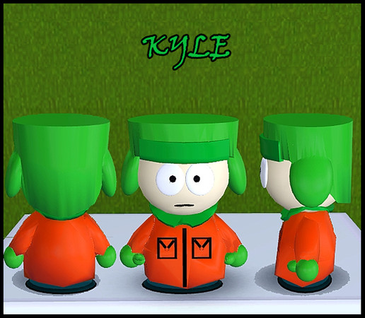 Sims 3 — Kyle_SP boys set by BlackSweety — Soth Park dudes. KYLE. Decorative item