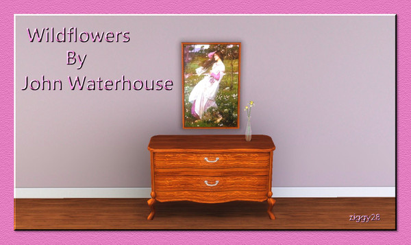 Sims 3 — Wildflowers by ziggy28 — A romantic painting called 'Wildflowers' request by one of the members here at TSR. By