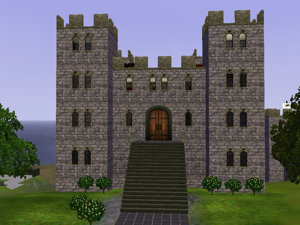 Sims 3 — The Keep by jetty — The Place for a King and Queen to Live. Features include: Throne Room, Dungeons, Grand