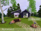 Sims 3 — First modern by Kattsand by kattsand — A modern first home for the sim couple. This one story house is filled