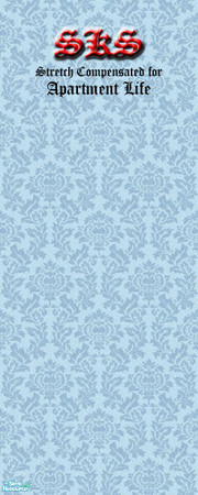 Sims 2 — Thistle Damask Set - AL - French by 71robert13 — French blue thistle blossoms & leaves weave together to