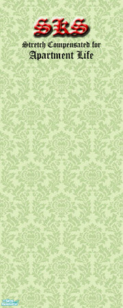 Sims 2 — Thistle Damask Set - AL - Lime by 71robert13 — Lime colored thistle blossoms & leaves weave together to make