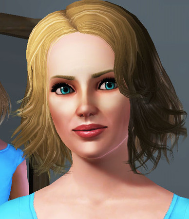 Sims 3 — Lanie Visnjic by de_Anne — Created for Sim Francisco based on the characters from the novel Agenda.