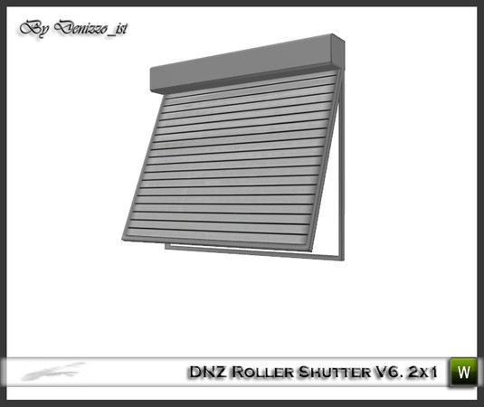 Sims 3 — DNZ Roller Shutter V6. 2x1 by denizzo_ist — 16 New Meshes - DNZ Roller Shutter Set I wish you like them ;)