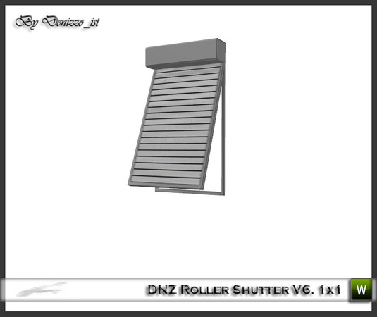 Sims 3 — DNZ Roller Shutter V6. 1x1 by denizzo_ist — 16 New Meshes - DNZ Roller Shutter Set I wish you like them ;)