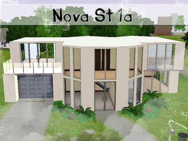 Sims 3 — Nova St 1a by barbara93 — Size: 30x30 Bathrooms: 2 Bedrooms: 3 Kitchen, Livingroom, garage, balcony etc. Have