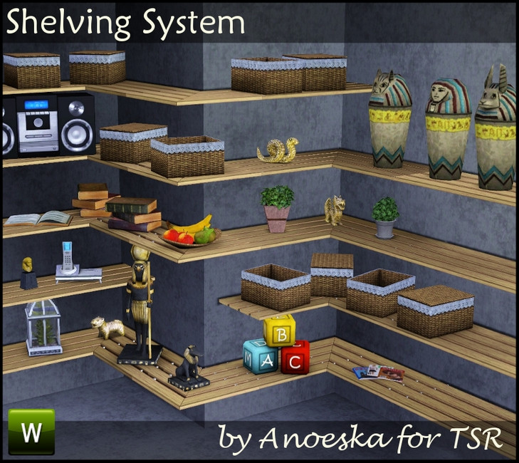 The Sims Resource Shelving System