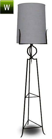 Sims 3 — Morphee Living Room Floor Lamp by Roan_ — by Roan