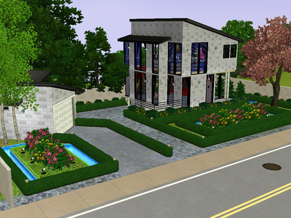 Sims 3 — The Singleton by zyaina — For the Single and High Flying Sim comes the Singleton..One story,with mezzanine floor