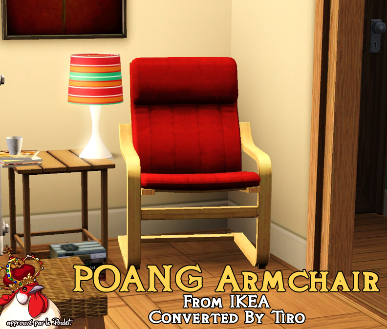 The Sims Resource | POANG Armchair... for the Sims 3