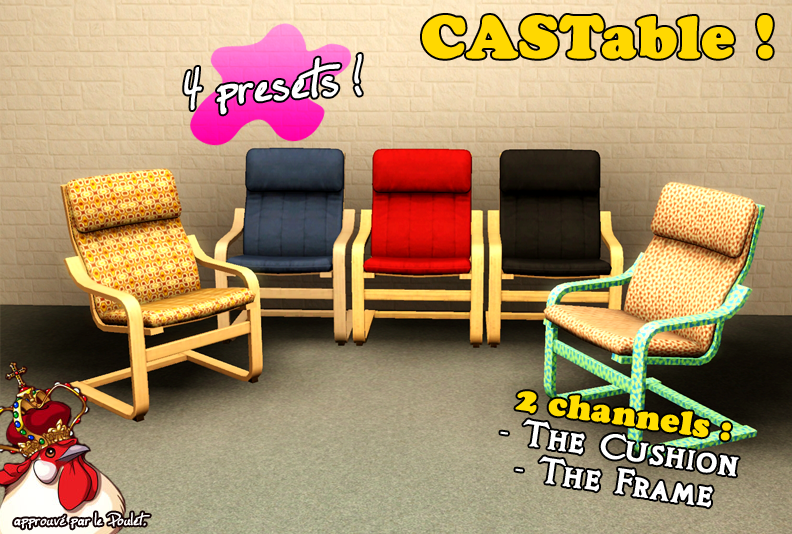 The Sims Resource | POANG Armchair... for the Sims 3