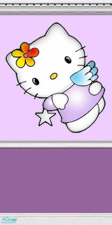 Sims 2 — SG Hello Kitty Wall Paint - Individual I by spectralgoddess — Clone of a Maxis wall paint, so it will match