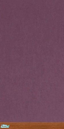 Sims 2 — Plum Textured Paint by sallyhails — With Wood Kick Molding
