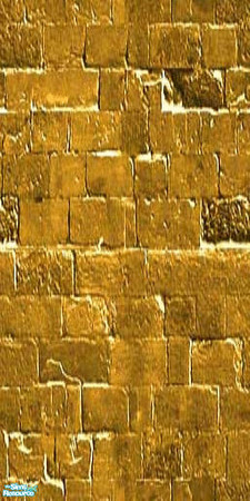 Sims 2 — Brown brick wall by DarkBorderR — 