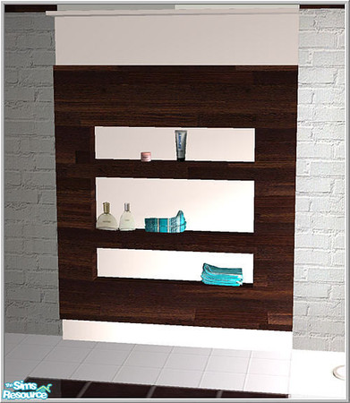 Sims 2 — Bathroom 1 - Fakewall  2tile A by Birgit43 — 