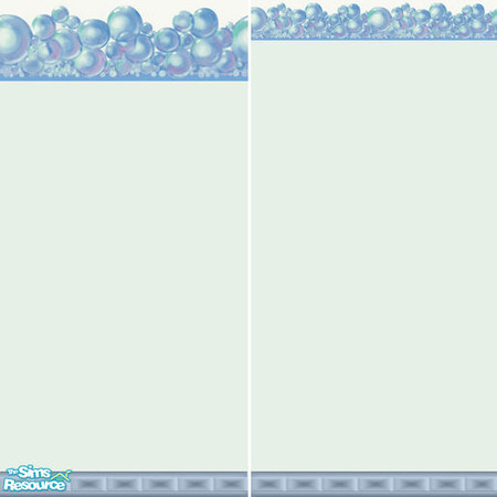 Sims 2 — Bubble Wallpaper by foxysensei — Bubbly wallpaper which looks great in the bathroom!