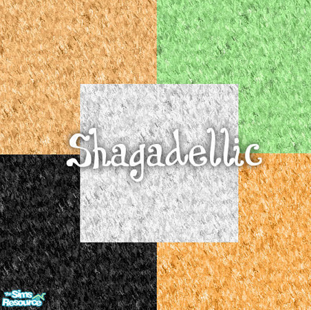 Sims 2 — Shagadellic Carpets by jitterbugperfume — Some funky shag carpets for your simmies!