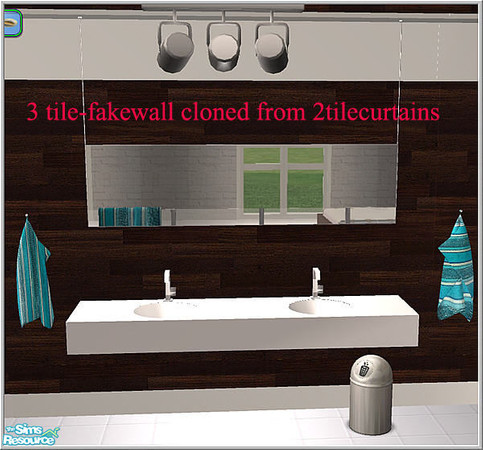 Sims 2 — Bathroom 1 -wooden 3tile fakewall by Birgit43 —  3tile fakewall for sink. cloned from 2-tile curtain. place sink