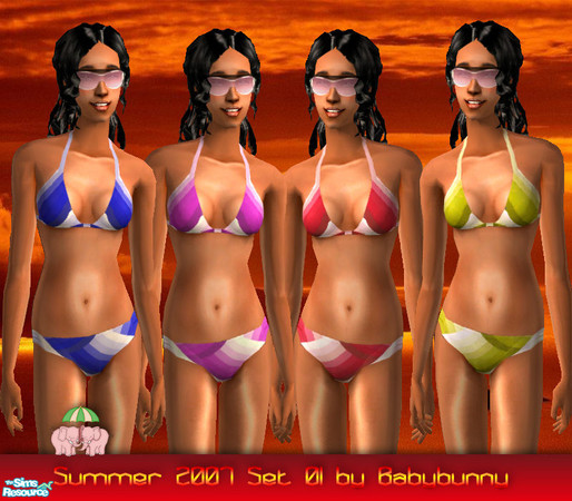 Sims 2 — Summer 2007 - Set 01 by Babybunny — For hot summer :)