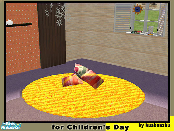 Sims 2 — for Children's Day  part I - pillows rug by huabanzhu — 