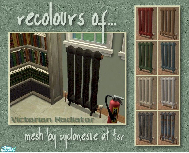 Sims 2 Radiator The Sims Resource - Victorian Radiator Recolours Set