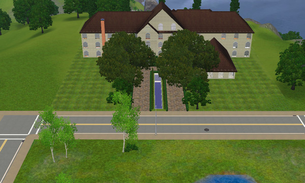 Sims 3 — Blue Hill Estate by ertt95 — A massive house that is designed for people with way too much money!