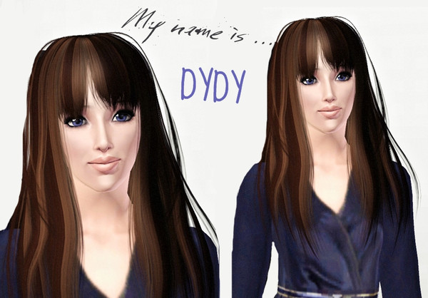 Sims 3 — Dydy by foxysims — Hope you'll like it. ENJOY *Hair by Anubis. Lipstick by LemonLeaf. Skin by LadyFrontbum