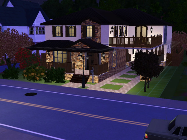 Sims 3 — Santa Barbara Elegance by gberzenye — This is a truely elegant house. This house boasts 5 bedrooms, 3 1/2