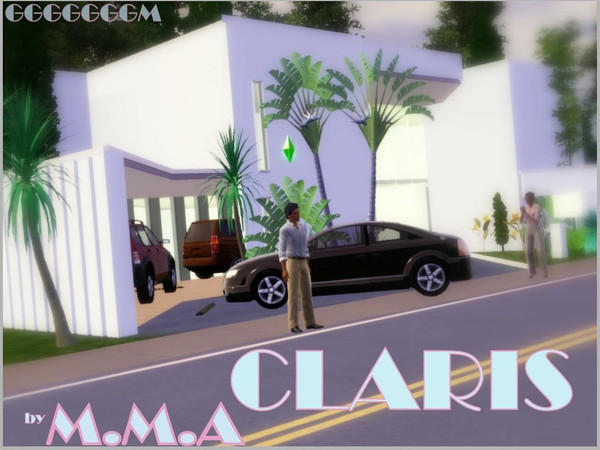 Sims 3 — M.M.A CLARIS by gggggggm — M.M.A CLARIS cria volume externo &amp;eacute; rodeado pelo verde trabalhando uma
