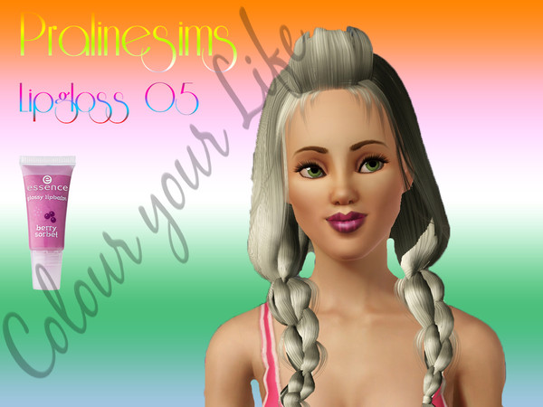 Sims 3 — Pralinesims Lipgloss 05 by TSR Archive — By Pralinesims for TSR (2010)