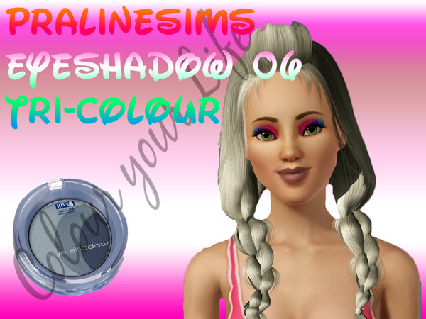 Sims 3 — Pralinesims Eyeshadow 06 Tri-Colour by TSR Archive — By Pralinesims for TSR (2010)