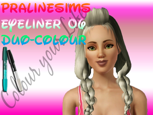 Sims 3 — Pralinesims Eyeliner 06 Duo-Colour by TSR Archive — By Pralinesims for TSR (2010)