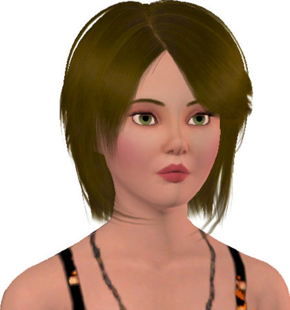 Sims 3 — cho lee(teen) by padeshah — hair by pegge outfit patern is from me but isnt in tsr