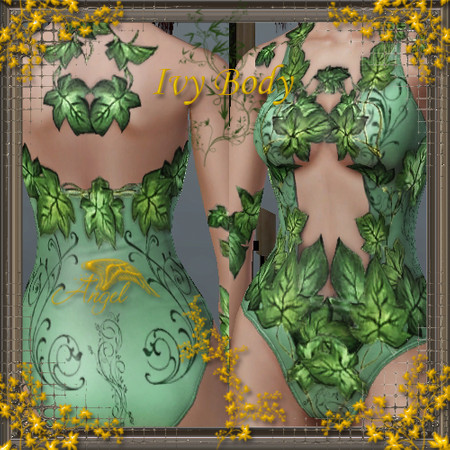Sims 3 — af body PoisonIvy by feeksje — poison Ivy clothing body for every day or night