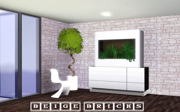 Sims 3 — Beige Bricks by TSR Archive — Pattern