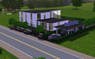Sims 3 — Modern Villa by Lucb — I had an idea for a house, so I started up the Sims and created this one. Instead of a