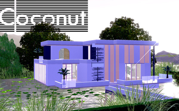 Sims 3 — Coconut by TSR Archive — Coconut Special Thanks: TSR (interior) Einfach simlisch (doors) simpossible (stairs and