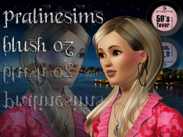 Sims 3 — Pralinesims Blush 07 Mono-Colour by TSR Archive — By Pralinesims for TSR (2010)