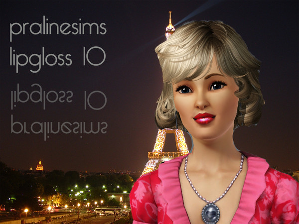 Sims 3 — Pralinesims Lipgloss 10 by TSR Archive — By Pralinesims for TSR (2010)