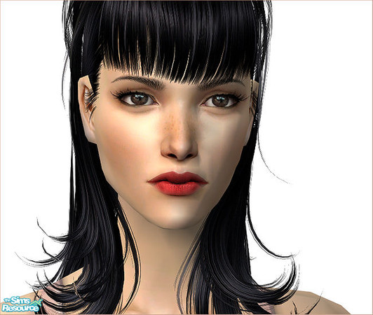 Sims 2 — Empty Promises Lipstick Set -  Bright red by flinn — Bright red.