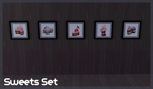 Sims 3 — Sweets Set by Marhz — Sweets Set